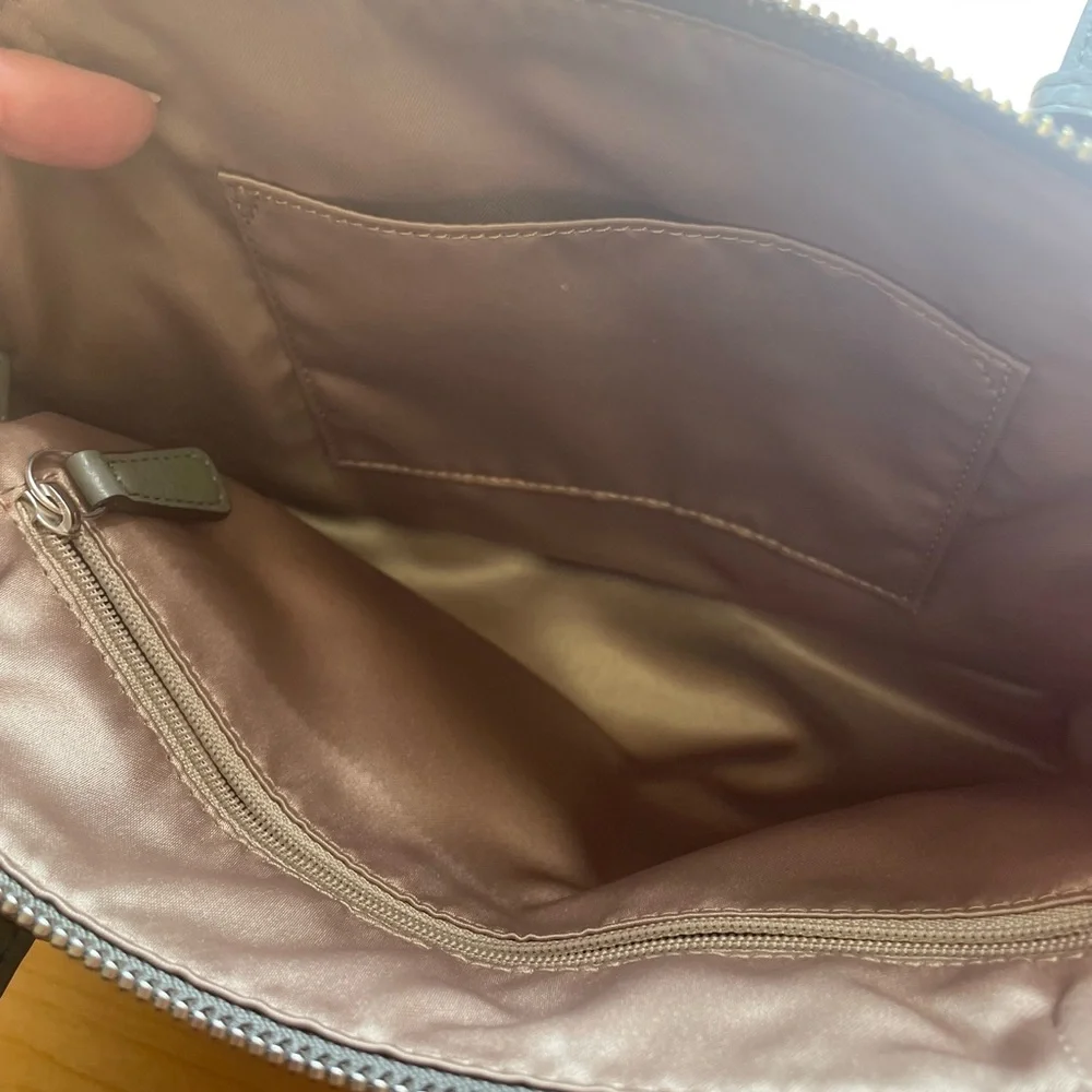 Coach Olive Pebbled Leather Mini Satchel